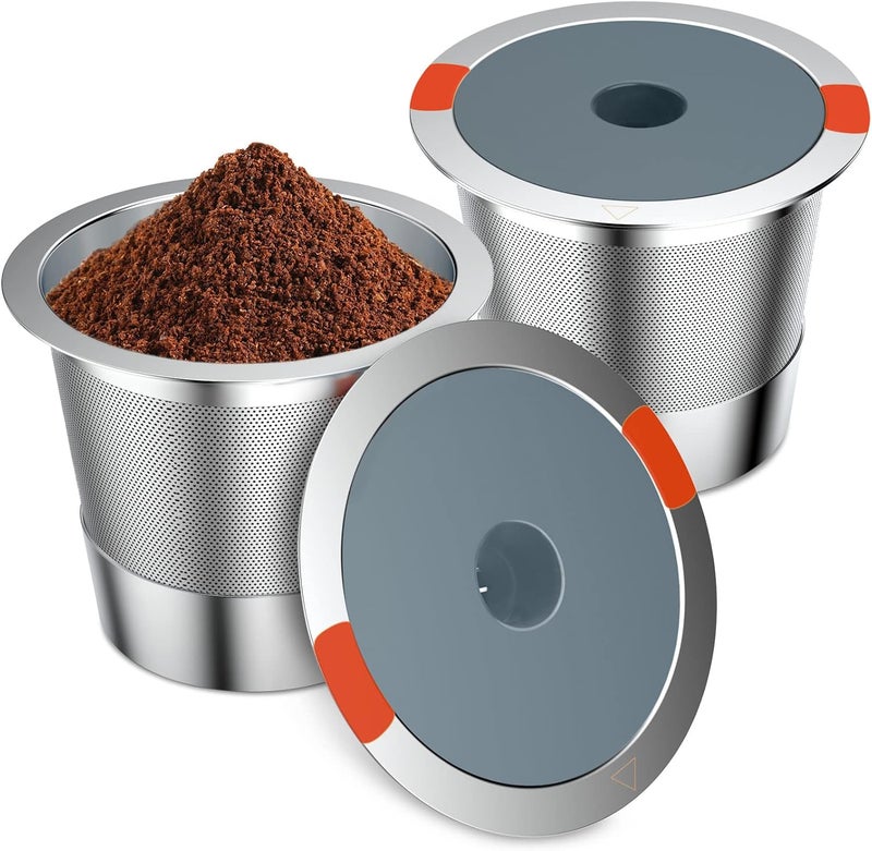 modsden Reusable Stainless Steel Coffee Filters for Keurig 1.0 & 2.0 Brewers - BPA-Free Reusable K-Cup Pods (2 Pack) - Image 1